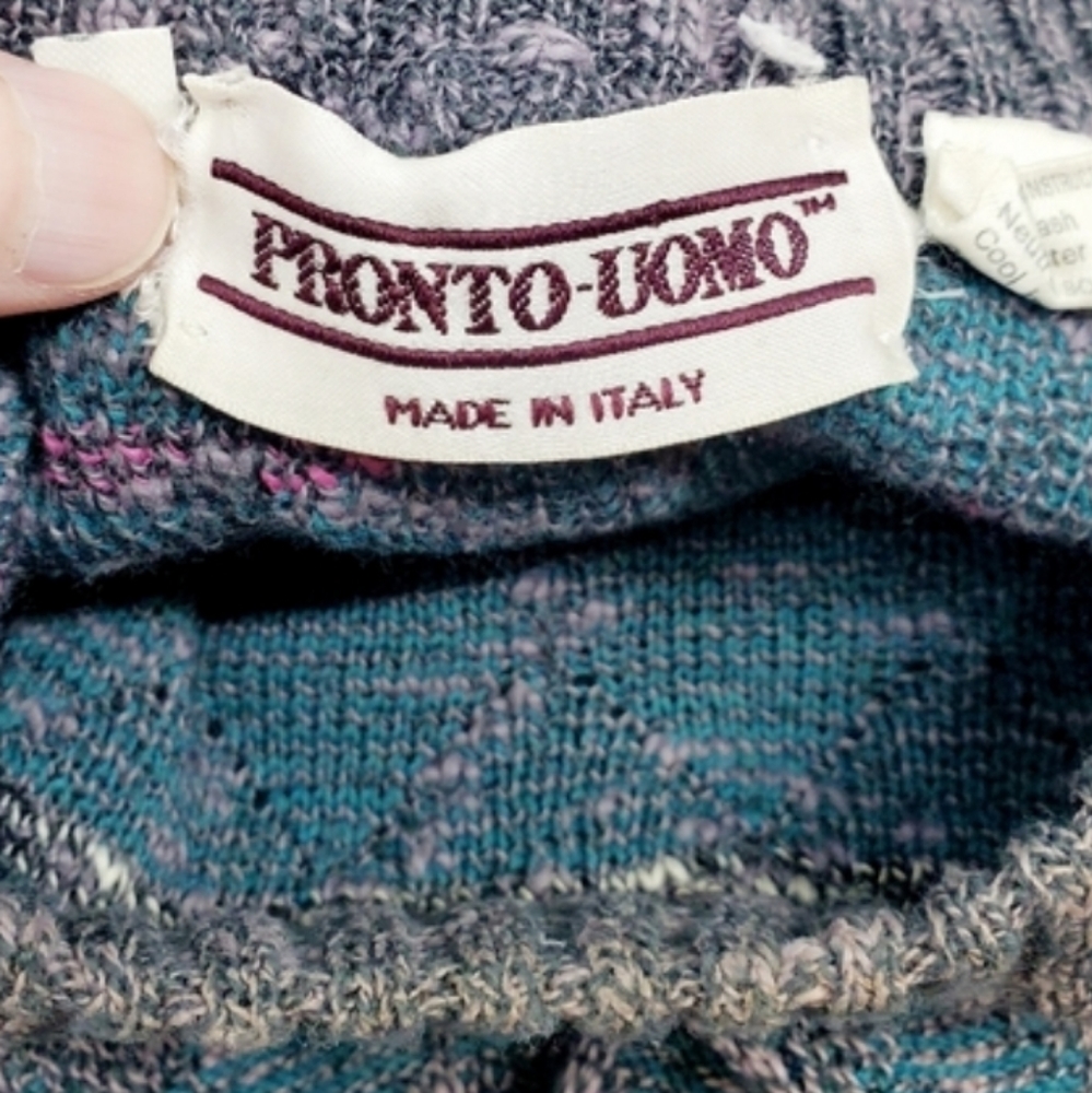 Vtg Pronto Uomo crewneck sweater - Picture 6 of 8